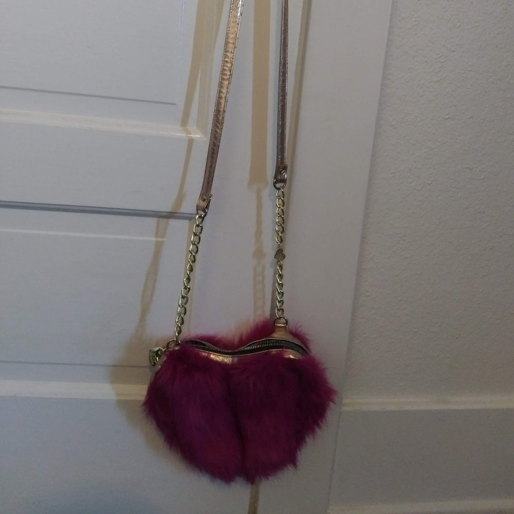 Betsey Johnson Betsey Johnson Fur Your Eyes Only Crossbody